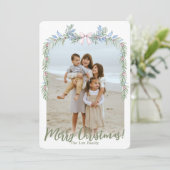 ウォーターカラー グランミレニアム パステル フラワー ガーランド シーズンカード (スタンド正面)