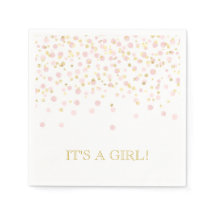 ウォーターカラー コンフェッティ ガール ピンク ゴールド エレガント