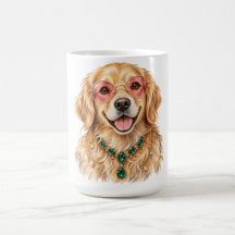 ウォーターカラー ゴールデンレトリバー 犬 | ペット愛好家 アート