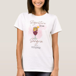 ウォーターカラー サマーカクテル Tシャツ
