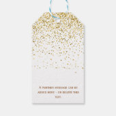 ウォーターカラー サンクス ア ラテ コーヒー サンクス ギフトタグ (裏面)