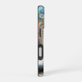 ウォーターカラー+シャム猫 iPhone 16ケース (右側面)