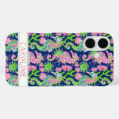 ウォーターカラー シーホース モノグラム Case-Mate iPhoneケース (裏面 (横))