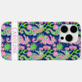 ウォーターカラー シーホース モノグラム Case-Mate iPhoneケース (裏面 (横))