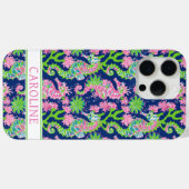 ウォーターカラー シーホース モノグラム  Case-Mate iPhoneケース (裏面 (横))