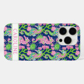 ウォーターカラー シーホース モノグラム Case-Mate iPhoneケース (裏面 (横))