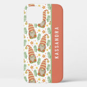 ウォーターカラー スカンジナビアノームのカスタムクリスマスCas Case-Mate iPhoneケース (裏面)
