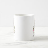 ウォーターカラー タビーキャット コーヒーマグカップ (中央)