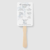 ウォーターカラー ダスティーブルー ダスティーセイジ ヘレン ハンドファン (裏面)