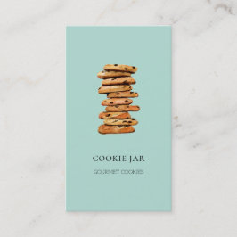 ウォーターカラー チョコレートクッキーショップ ティール 名刺