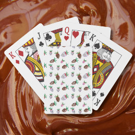ウォーターカラー チョコレート ストロベリー ステッカー トランプ