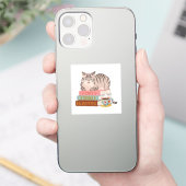 ウォーターカラー テントウムシ シール (スマートフォン)
