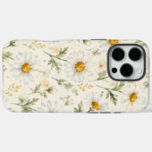 ウォーターカラー デイジー 野の花 植物画 Case-Mate iPhoneケース (裏面 (横))
