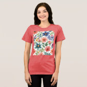 ウォーターカラー トライブレンドTシャツ (正面全面)