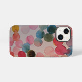 ウォーターカラー ドット 携帯ケース iPhoneケース (裏面横)