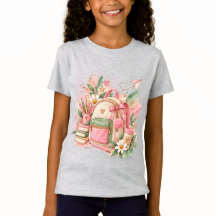 ウォーターカラー バックトゥスクール ガールズTシャツ | ピンクバック
