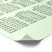 ウォーターカラー パープル フジ 座席表 ポスター (角)