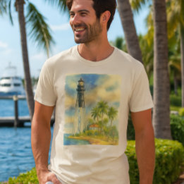 ウォーターカラー ヒルズボロ・インレット・ライトハウス フロリダ Tシャツ