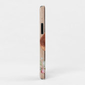 ウォーターカラー・ビーグルと花 Case-Mate iPhoneケース (裏面/右)