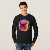 ウォーターカラー・ビーグル犬 Tシャツ (正面フル)