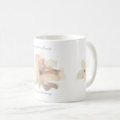 ウォーターカラー・ピンクの花モネコーヒーマグ コーヒーマグカップ (正面右)