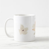 ウォーターカラー・ピンクの花モネコーヒーマグ コーヒーマグカップ (左)