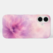 ウォーターカラー ピンク ラベンダー 花 抽象画 Case-Mate iPhoneケース (裏面 (横))
