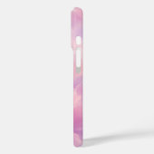 ウォーターカラー ピンク ラベンダー 花 抽象画 Case-Mate iPhoneケース (裏面 / 左)