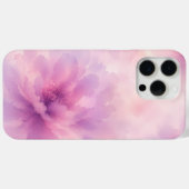 ウォーターカラー ピンク ラベンダー 花 抽象画 Case-Mate iPhoneケース (裏面 (横))