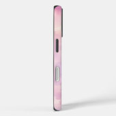 ウォーターカラー ピンク ラベンダー 花 抽象画 Case-Mate iPhoneケース (裏面 / 右)
