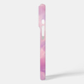 ウォーターカラー ピンク ラベンダー 花 抽象画 Case-Mate iPhoneケース (裏面 / 左)