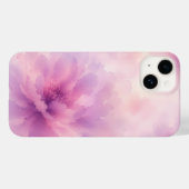 ウォーターカラー ピンク ラベンダー 花 抽象画 Case-Mate iPhoneケース (裏面 (横))