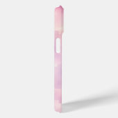 ウォーターカラー ピンク ラベンダー 花 抽象画 Case-Mate iPhoneケース (裏面 / 右)