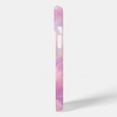 ウォーターカラー ピンク ラベンダー 花 抽象画 Case-Mate iPhoneケース (裏面 / 左)