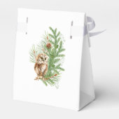 ウォーターカラー・フクロウ・クリスマス フェイバーボックス (裏面サイド)
