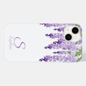 ウォーターカラー フジ 名前 モノグラム Case-Mate iPhoneケース (裏面 (横))