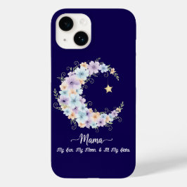 ウォーターカラー フラワームーン ママ Case-Mate iPhone 14ケース