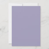 ウォーターカラー フラワー ガーデン ボヘミアンスタイル サマー 50歳の誕生日 招待状 (裏面)