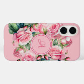 ウォーターカラー フローラル ほのかな花々 Case-Mate iPhon iPhoneケース (裏面 (横))