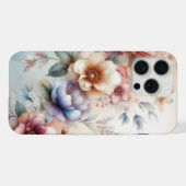 ウォーターカラー フローラル ファンタジー iPhoneケース (裏面横)