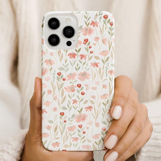 ウォーターカラー フローラル Case-Mate iPhoneケース