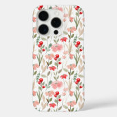 ウォーターカラー フローラル Case-Mate iPhoneケース (裏面)