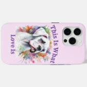 ウォーターカラー ボクサー これは愛というもの ❤ Case-Mate iPhoneケース (裏面 (横))