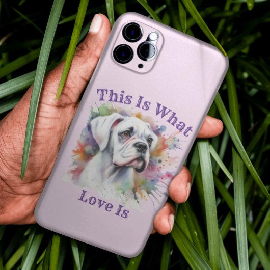 ウォーターカラー ボクサー これは愛というもの ❤ Case-Mate iPhoneケース