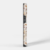 ウォーターカラー ボホ フラワー柄 iPhone / iPad カバー (右側面)