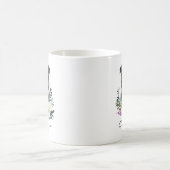 ウォーターカラー ボーダーコリー コーヒーマグカップ (中央)