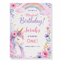 ウォーターカラー マジカルユニコーン 誕生日