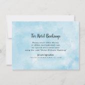 ウォーターカラー マーサズ・ヴィニヤード マップ セーブ・ザ・デート 招待状 (裏面)