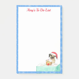 ウォーターカラー メリークリスマス フレンチブルドッグ To Do ポストイット