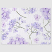 ウォーターカラー ラベンダー フラワー 薄葉紙 (正面)